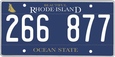 RI license plate 266877
