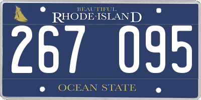 RI license plate 267095