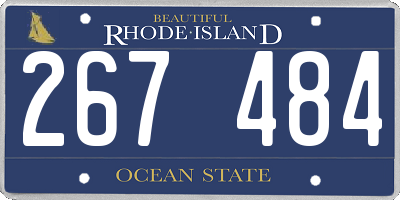RI license plate 267484