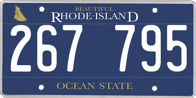 RI license plate 267795
