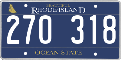 RI license plate 270318