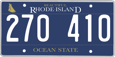 RI license plate 270410