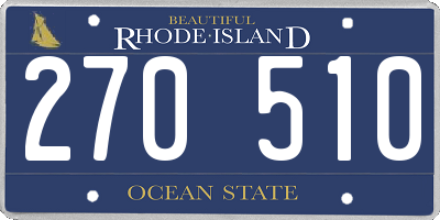 RI license plate 270510