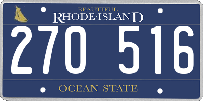 RI license plate 270516