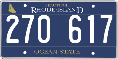 RI license plate 270617