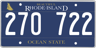 RI license plate 270722