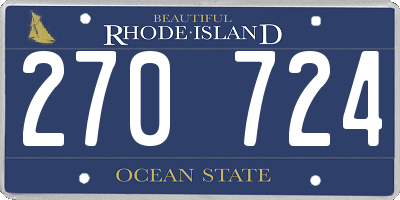 RI license plate 270724
