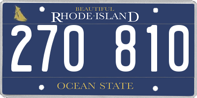 RI license plate 270810
