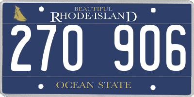 RI license plate 270906
