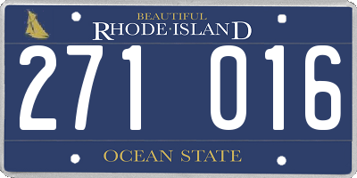 RI license plate 271016