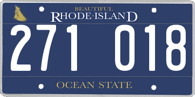 RI license plate 271018