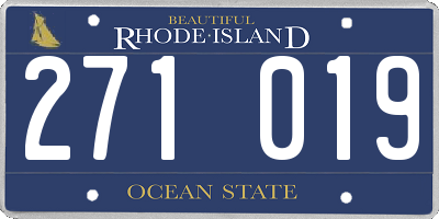 RI license plate 271019