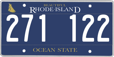 RI license plate 271122