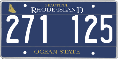 RI license plate 271125