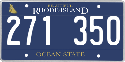 RI license plate 271350