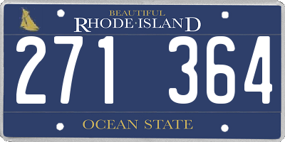 RI license plate 271364