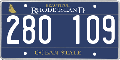 RI license plate 280109