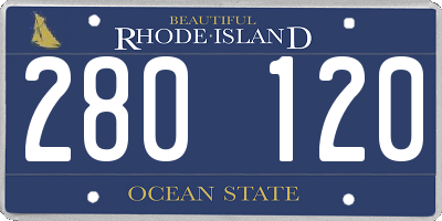 RI license plate 280120