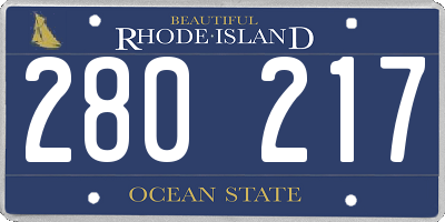 RI license plate 280217