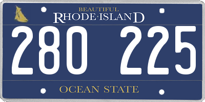 RI license plate 280225