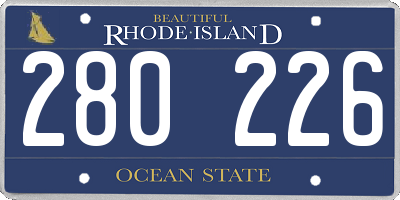 RI license plate 280226