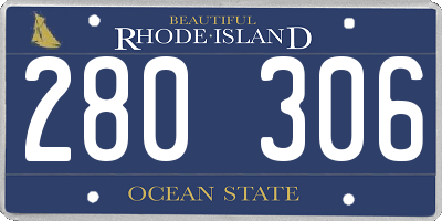 RI license plate 280306