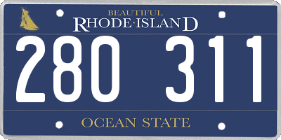 RI license plate 280311