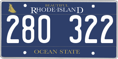 RI license plate 280322