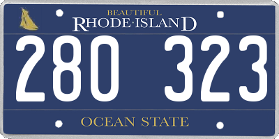 RI license plate 280323