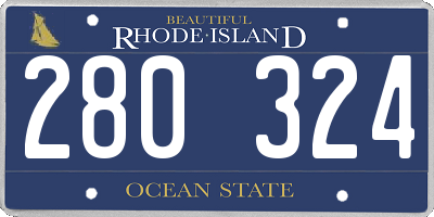 RI license plate 280324