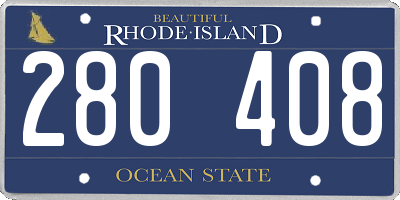 RI license plate 280408