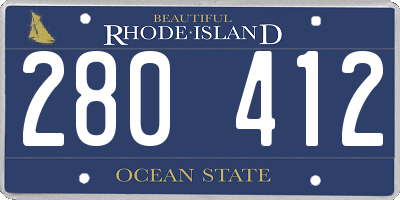 RI license plate 280412