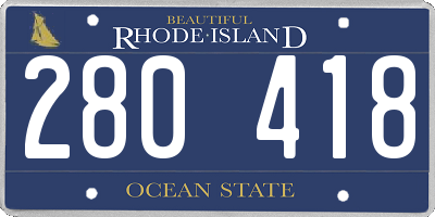 RI license plate 280418