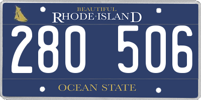 RI license plate 280506