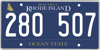 RI license plate 280507