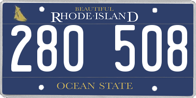 RI license plate 280508