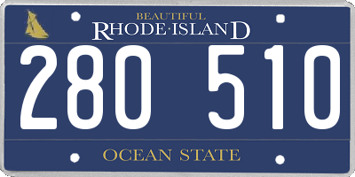RI license plate 280510