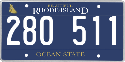 RI license plate 280511