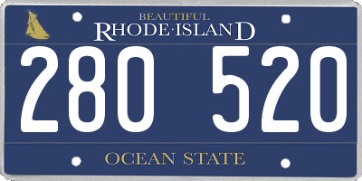 RI license plate 280520
