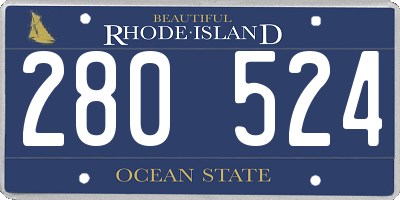 RI license plate 280524