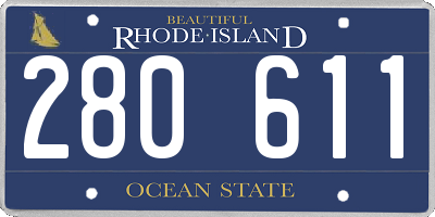 RI license plate 280611