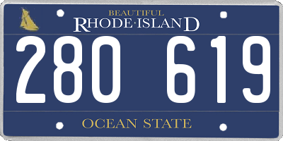 RI license plate 280619