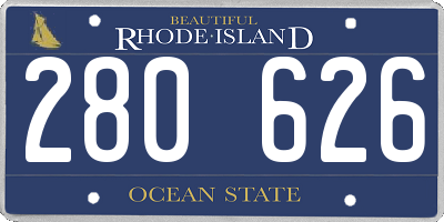 RI license plate 280626