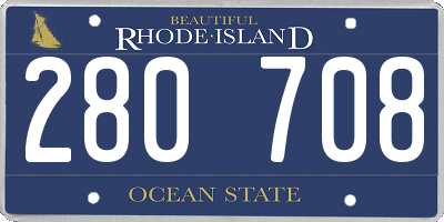 RI license plate 280708