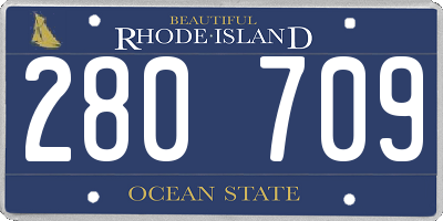 RI license plate 280709
