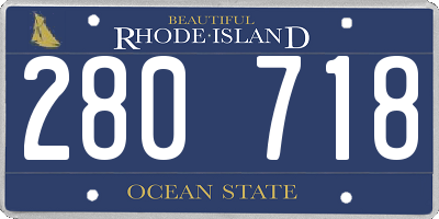 RI license plate 280718