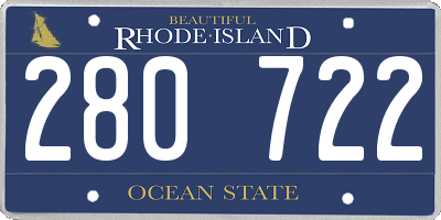 RI license plate 280722