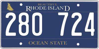 RI license plate 280724