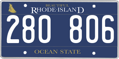 RI license plate 280806