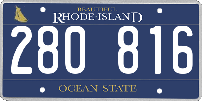 RI license plate 280816
